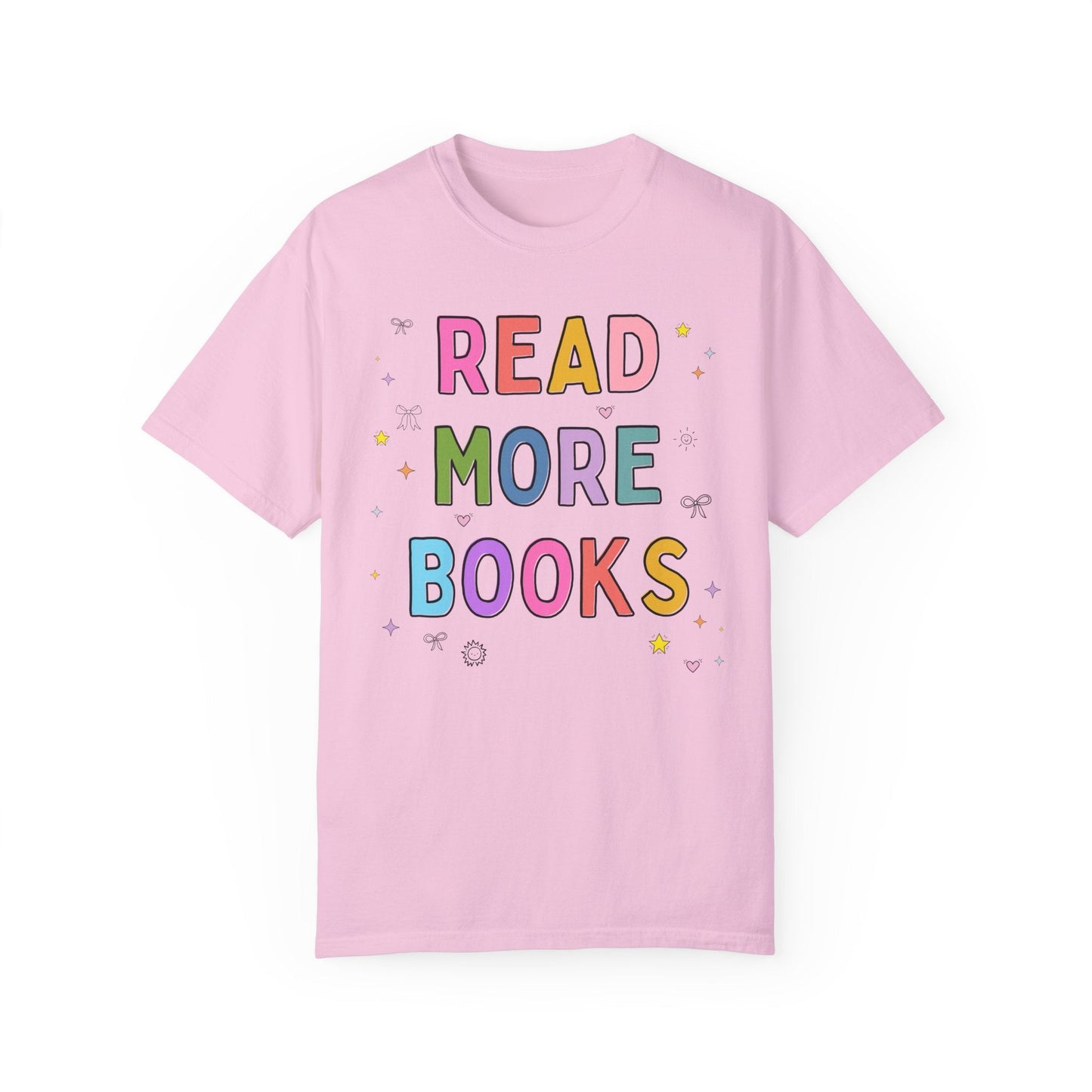 Read More Books Tee Shirt with Doodles
