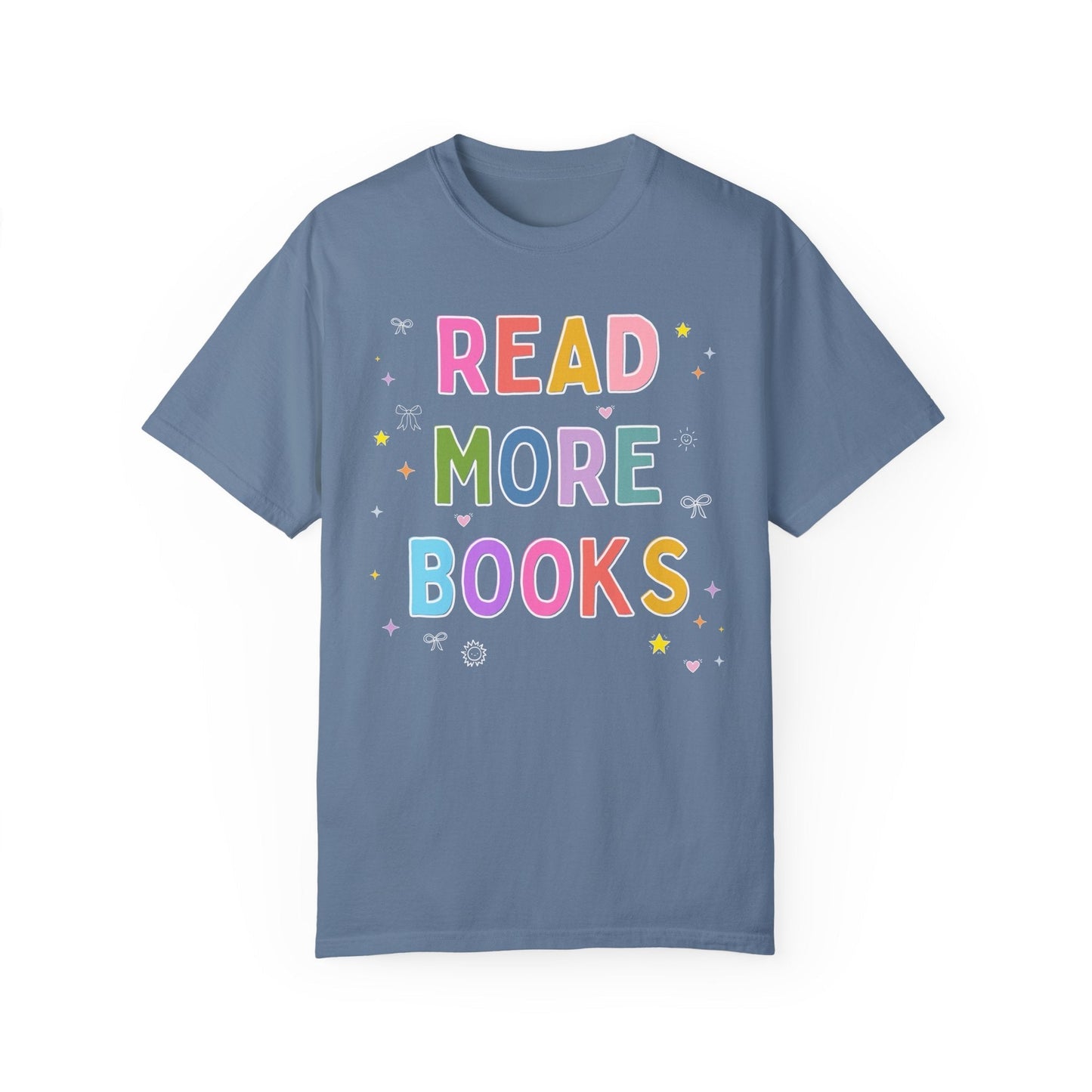 Read More Books Tee Shirt with Doodles
