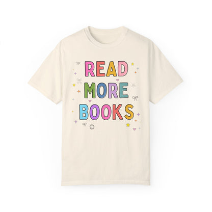 Read More Books Tee Shirt with Doodles