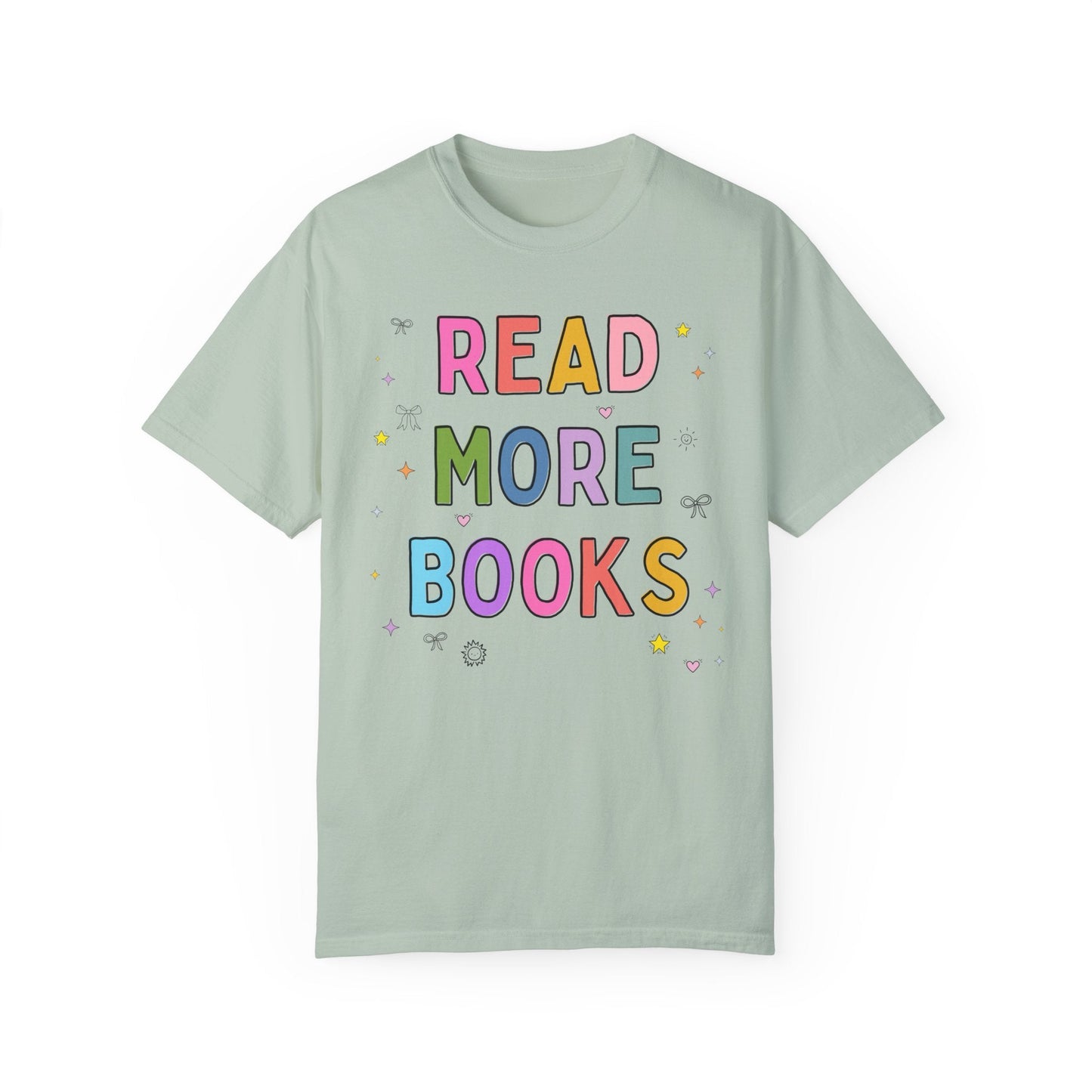 Read More Books Tee Shirt with Doodles