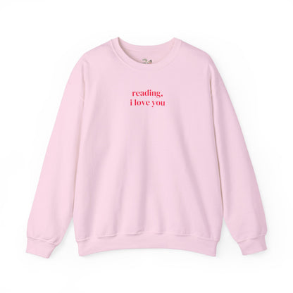 Reading I Love You Crewneck