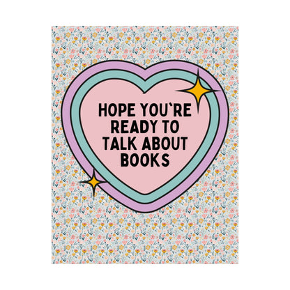 Reading Teacher Poster with Heart