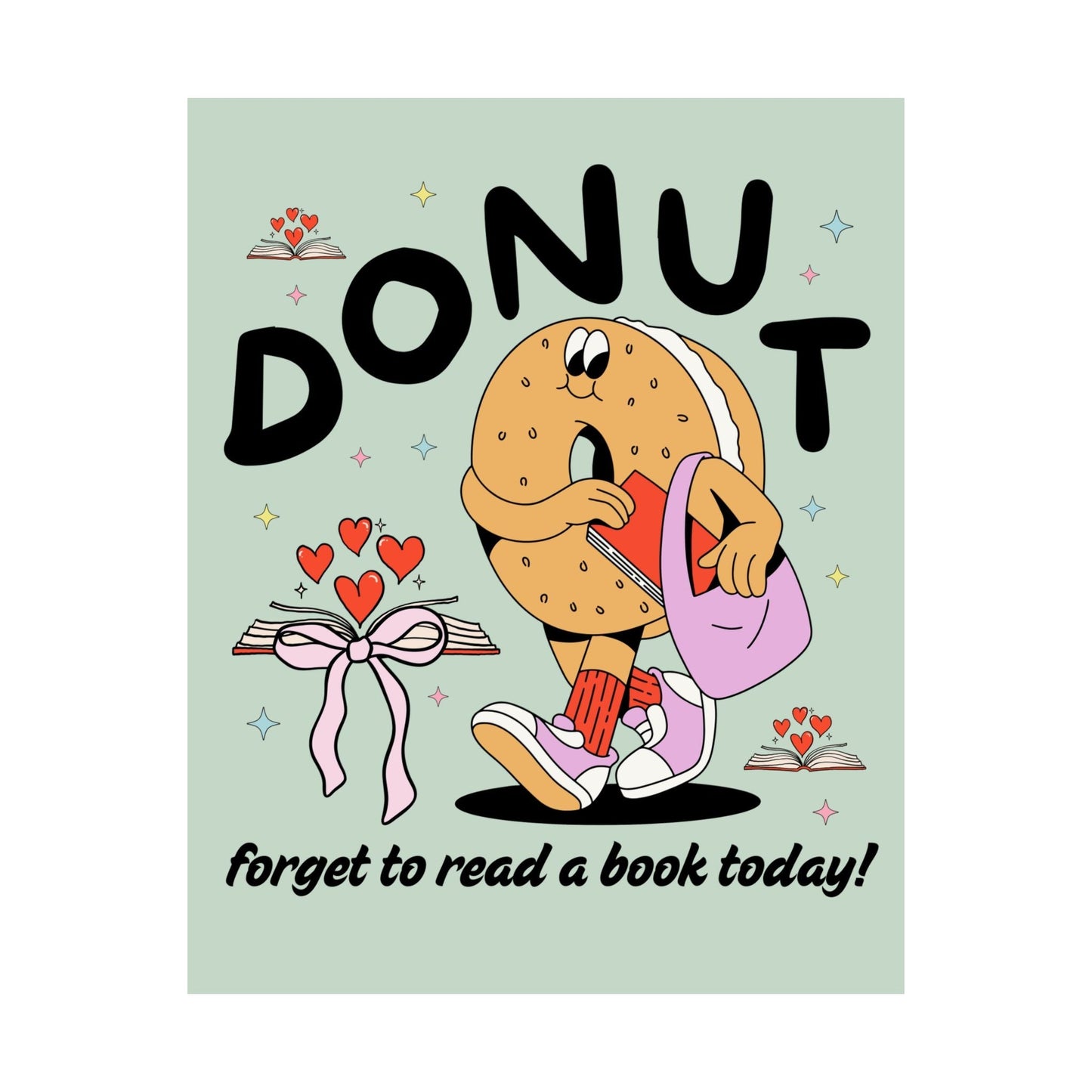 Bookish Reading Teacher Poster for Book Lover
