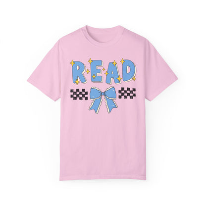 Reading Teacher Tee Shirt with Bow