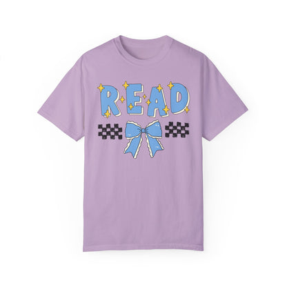 Reading Teacher Tee Shirt with Bow