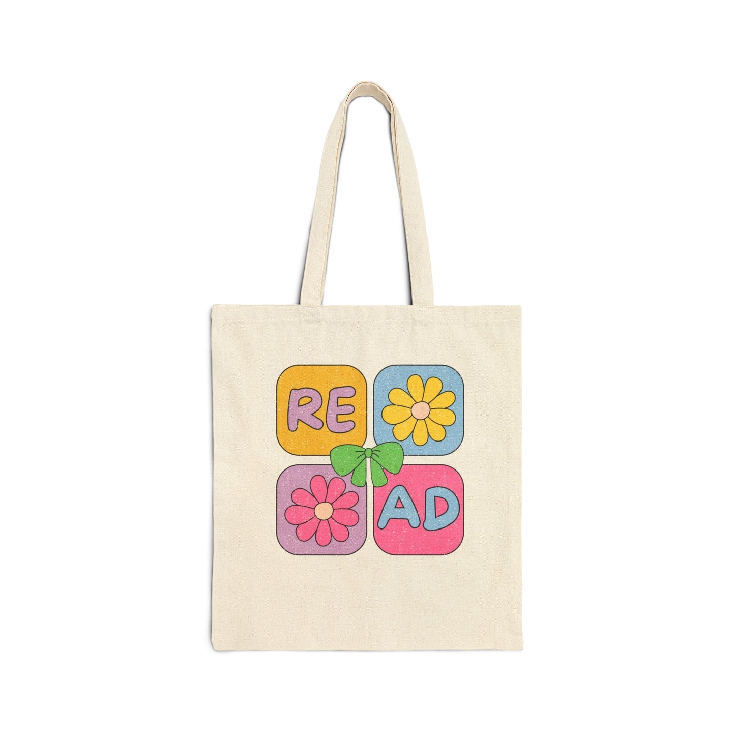Colorful Reading Tote Bag