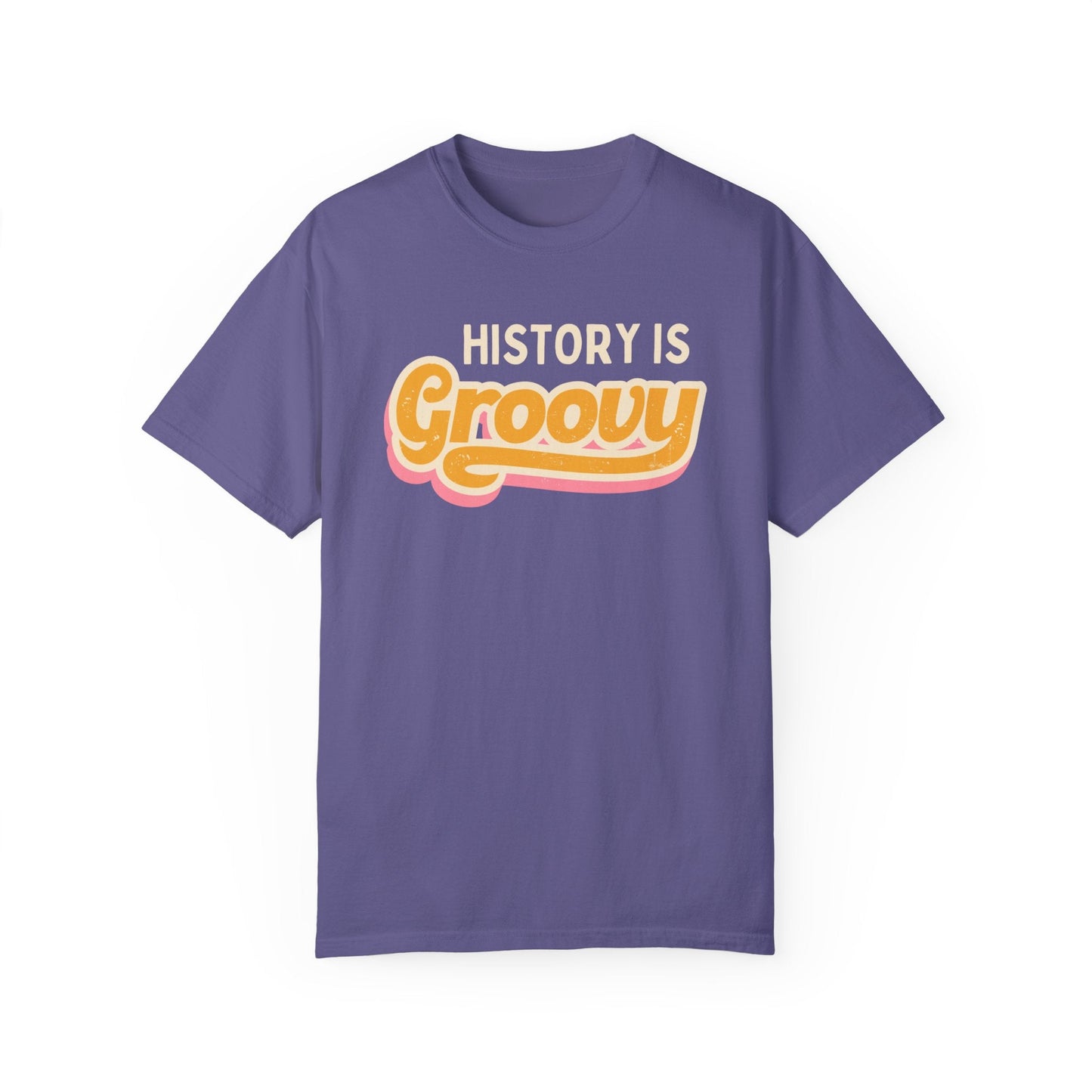 Retro 70s Style History Tee Shirt