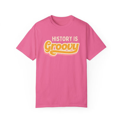 Retro 70s Style History Tee Shirt