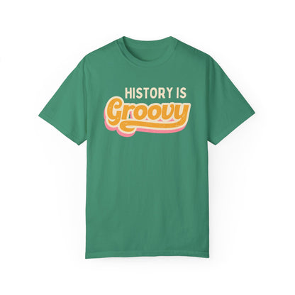 Retro 70s Style History Tee Shirt