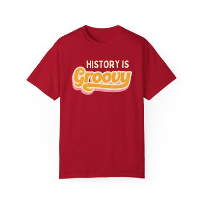 Retro 70s Style History Tee Shirt