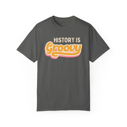 Retro 70s Style History Tee Shirt