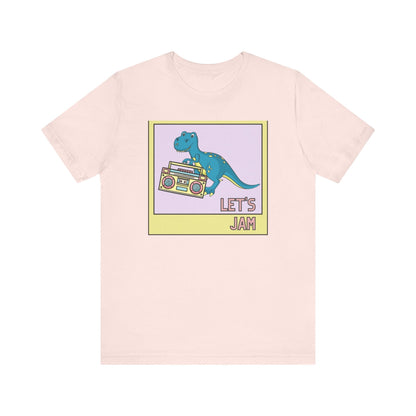Retro Dinosaur Music T-Shirt