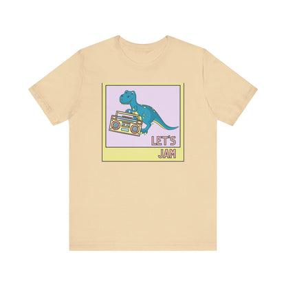 Retro Dinosaur Music T-Shirt