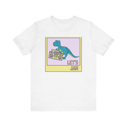 Retro Dinosaur Music T-Shirt