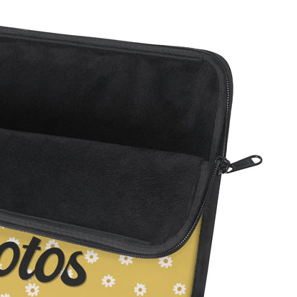 Retro Floral Laptop Sleeve: Always Editing Photos