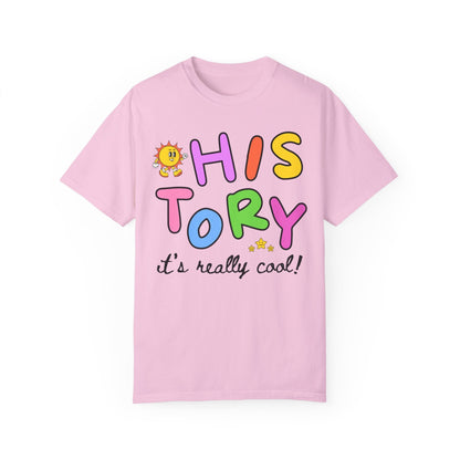 Retro History Teacher Tee Shirt