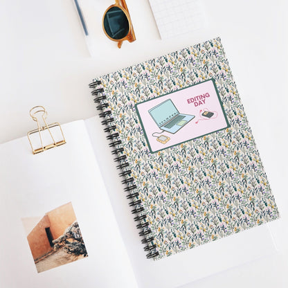Retro Inspired Editing Day Notebook for Photographers