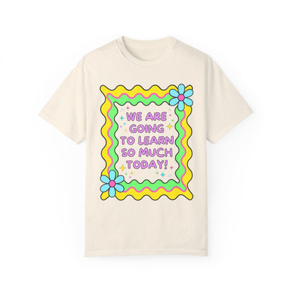 Retro Teacher T-Shirt with Cute Groovy Aesthetic