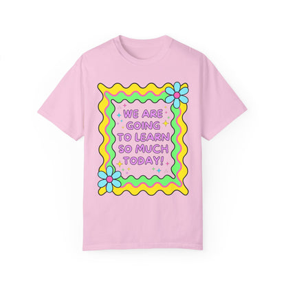 Retro Teacher T-Shirt with Cute Groovy Aesthetic