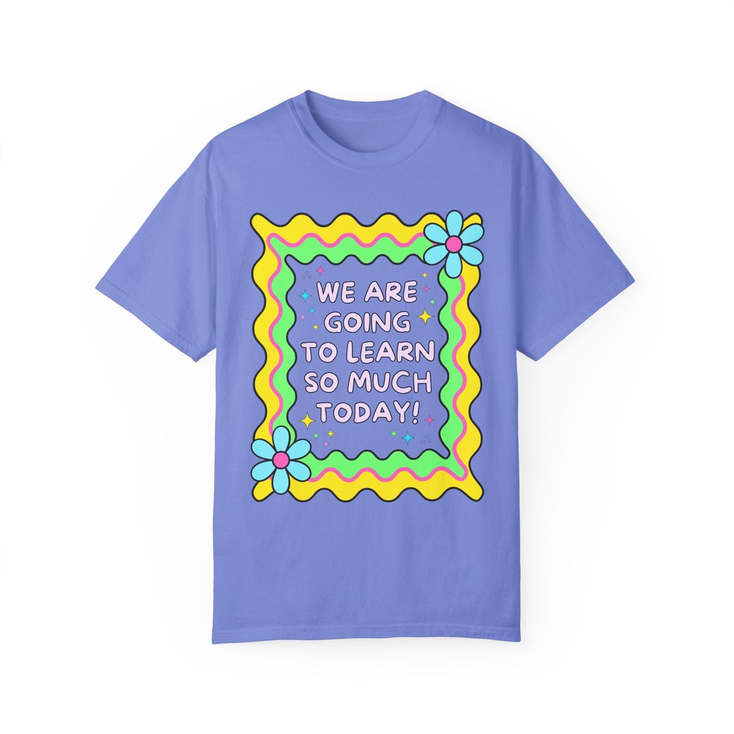 Retro Teacher T-Shirt with Cute Groovy Aesthetic