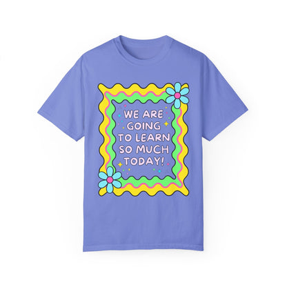 Retro Teacher T-Shirt with Cute Groovy Aesthetic