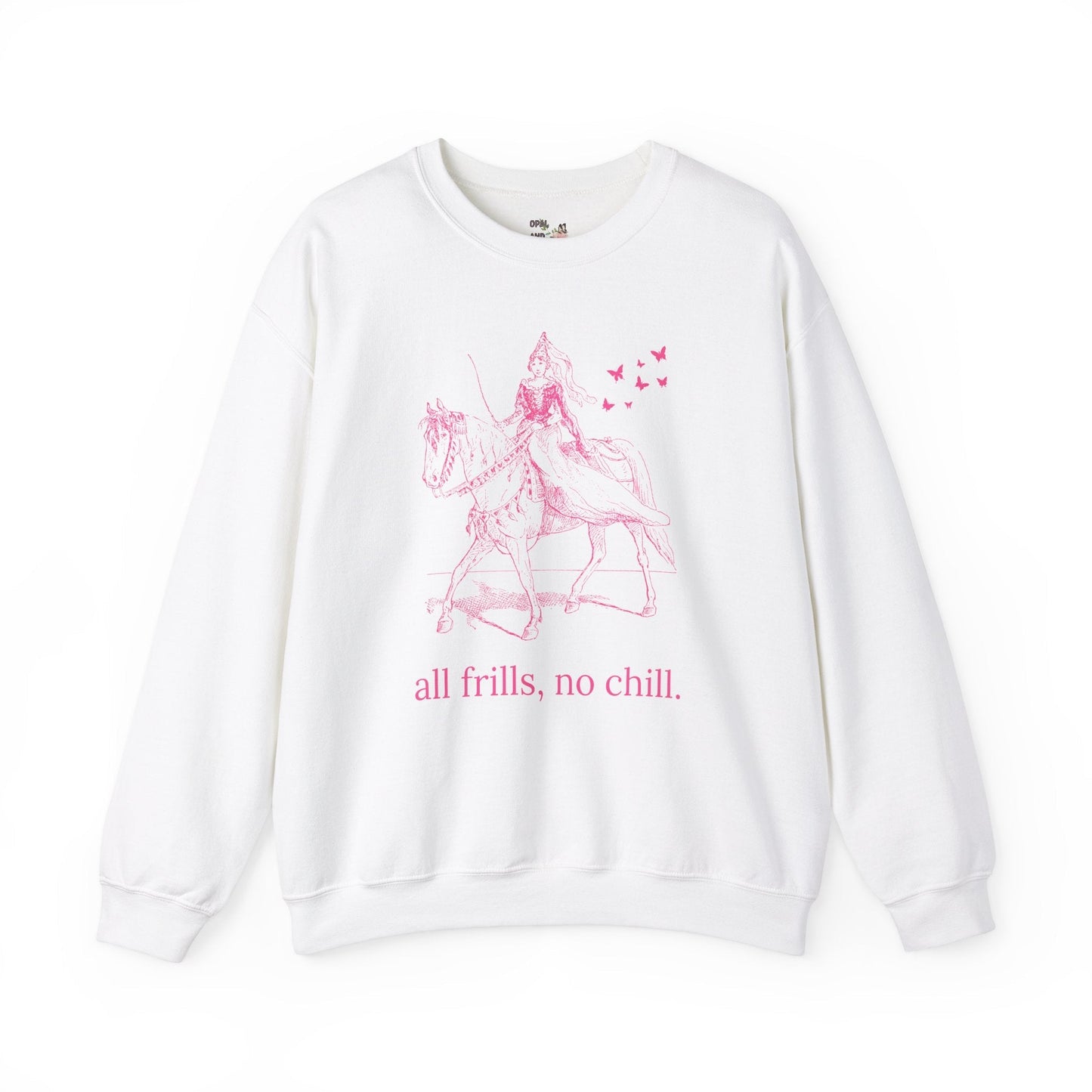 Rococo Vibes Sweatshirt: All Frills No Chill