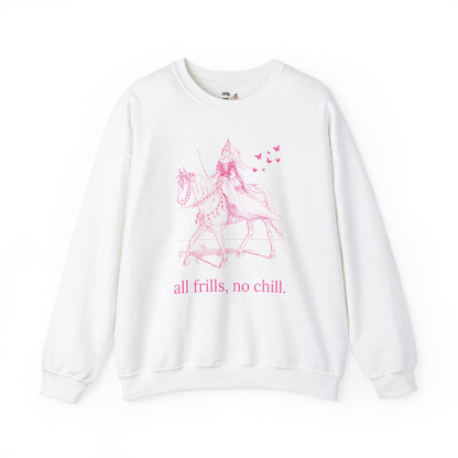 Rococo Vibes Sweatshirt: All Frills No Chill