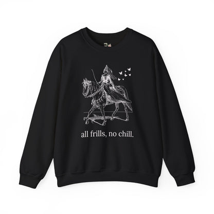 Rococo Vibes Sweatshirt: All Frills No Chill