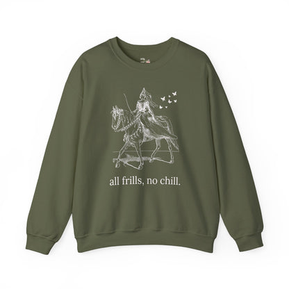 Rococo Vibes Sweatshirt: All Frills No Chill