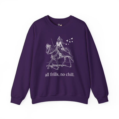 Rococo Vibes Sweatshirt: All Frills No Chill
