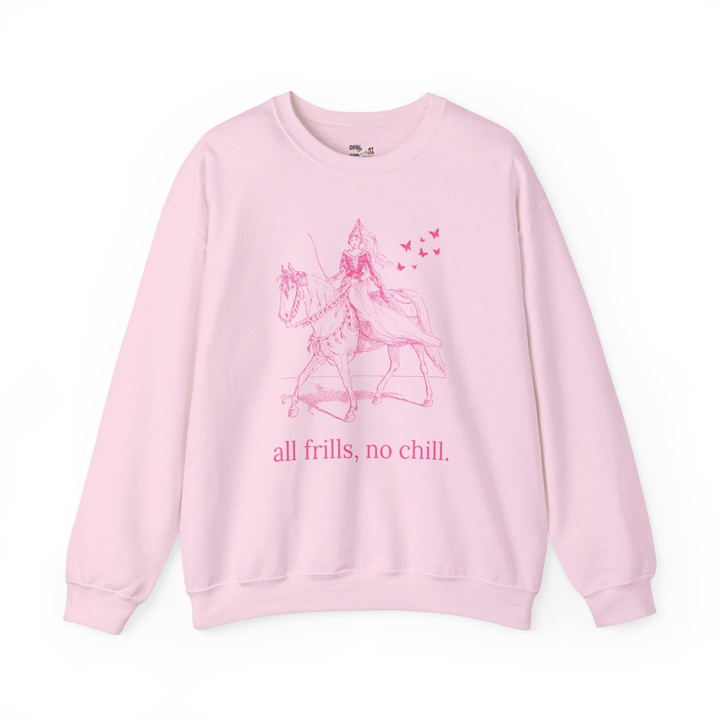 Rococo Vibes Sweatshirt: All Frills No Chill