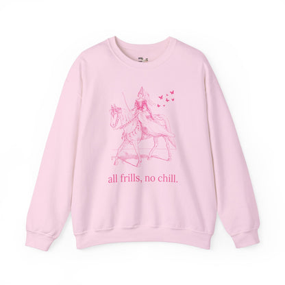 Rococo Vibes Sweatshirt: All Frills No Chill