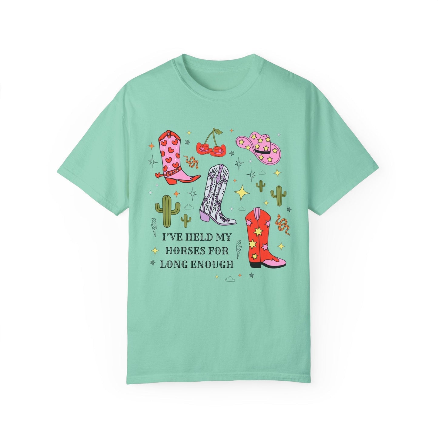Rodeo Country Boho Pink Cowboy Hat Tee