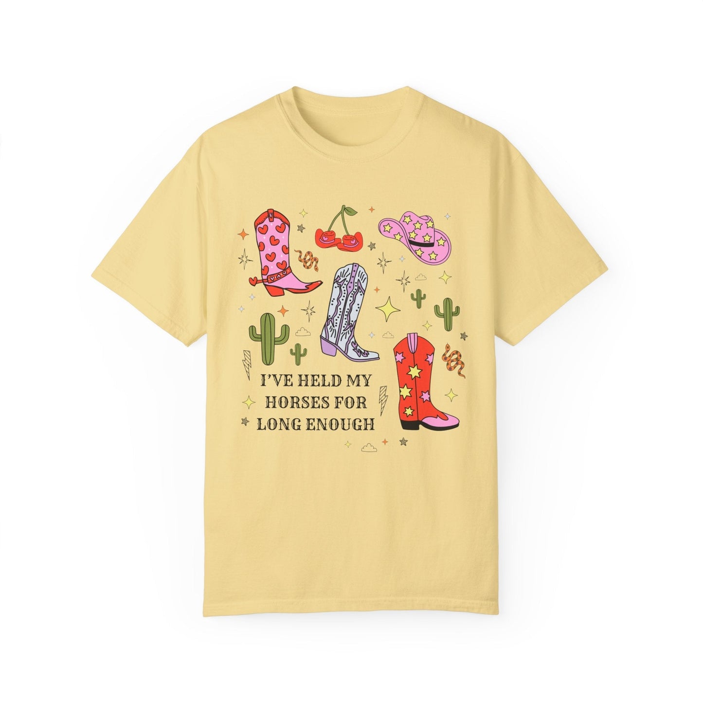 Rodeo Country Boho Pink Cowboy Hat Tee
