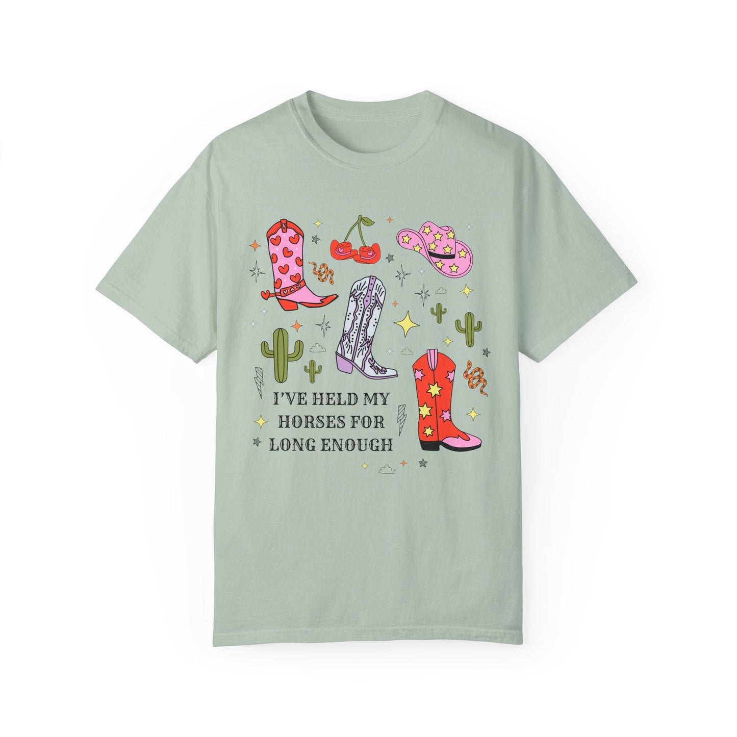 Rodeo Country Boho Pink Cowboy Hat Tee