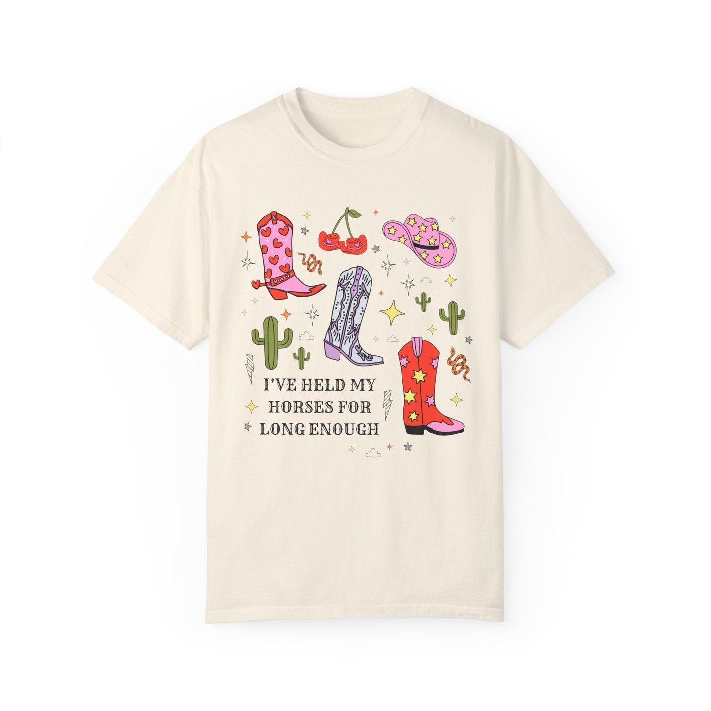 Rodeo Country Boho Pink Cowboy Hat Tee