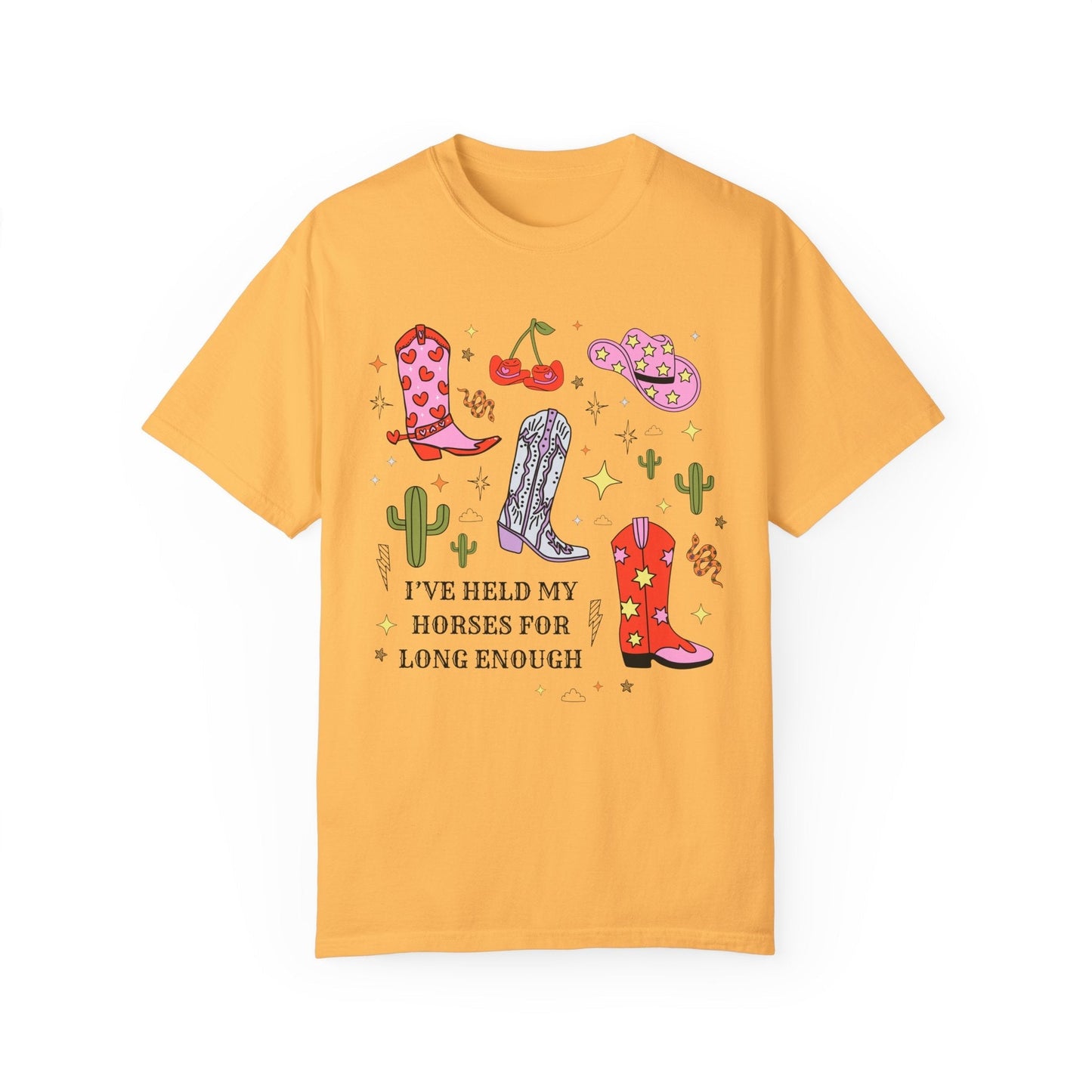 Rodeo Country Boho Pink Cowboy Hat Tee