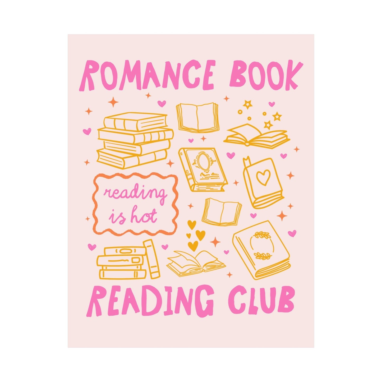 Romance Book Reading Club Poster