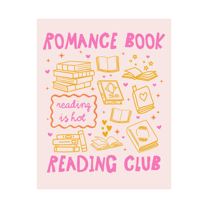 Romance Book Reading Club Poster