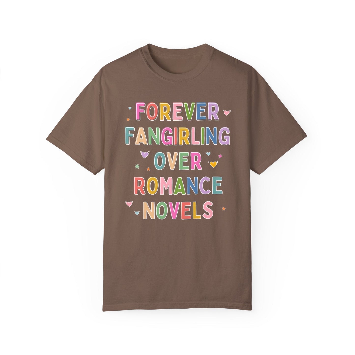Romance Reader Book Lover Tee Shirt with Hearts