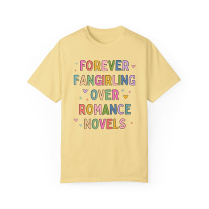 Romance Reader Book Lover Tee Shirt with Hearts