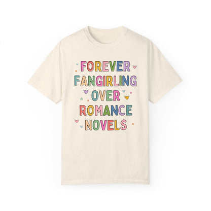 Romance Reader Book Lover Tee Shirt with Hearts