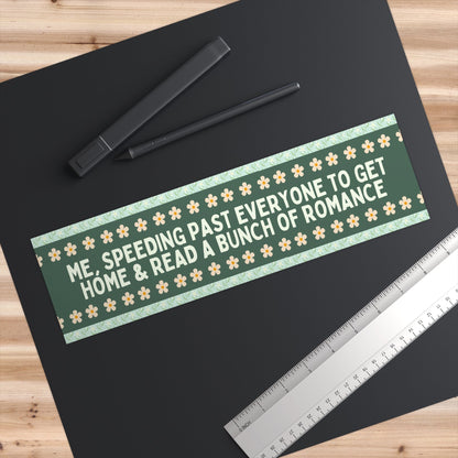 Romance Reader Bumper Sticker