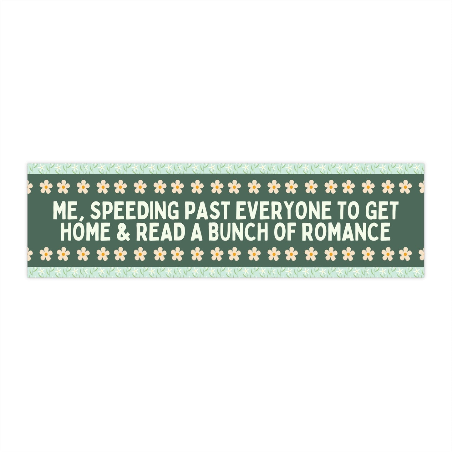 Romance Reader Bumper Sticker