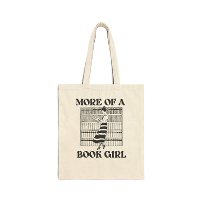 More of a Book Girl Tote Bag