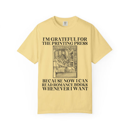 Grateful for the Printing Press