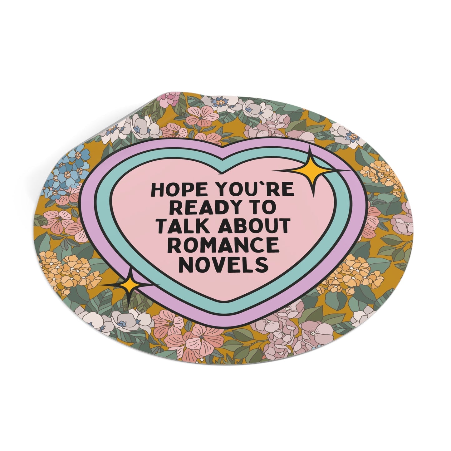 Romance Reader Sticker