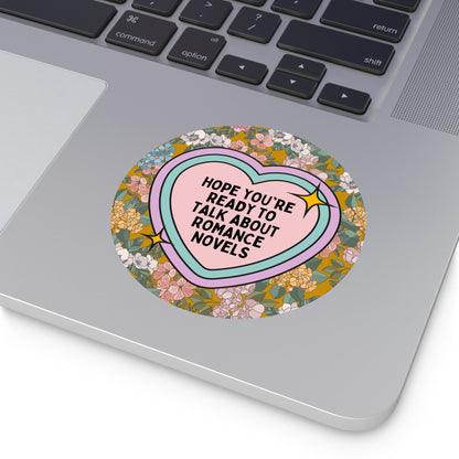 Romance Reader Sticker