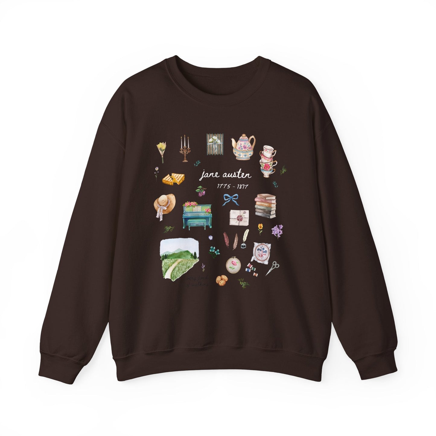 Romance Reader Sweatshirt for Jane Austen Fan