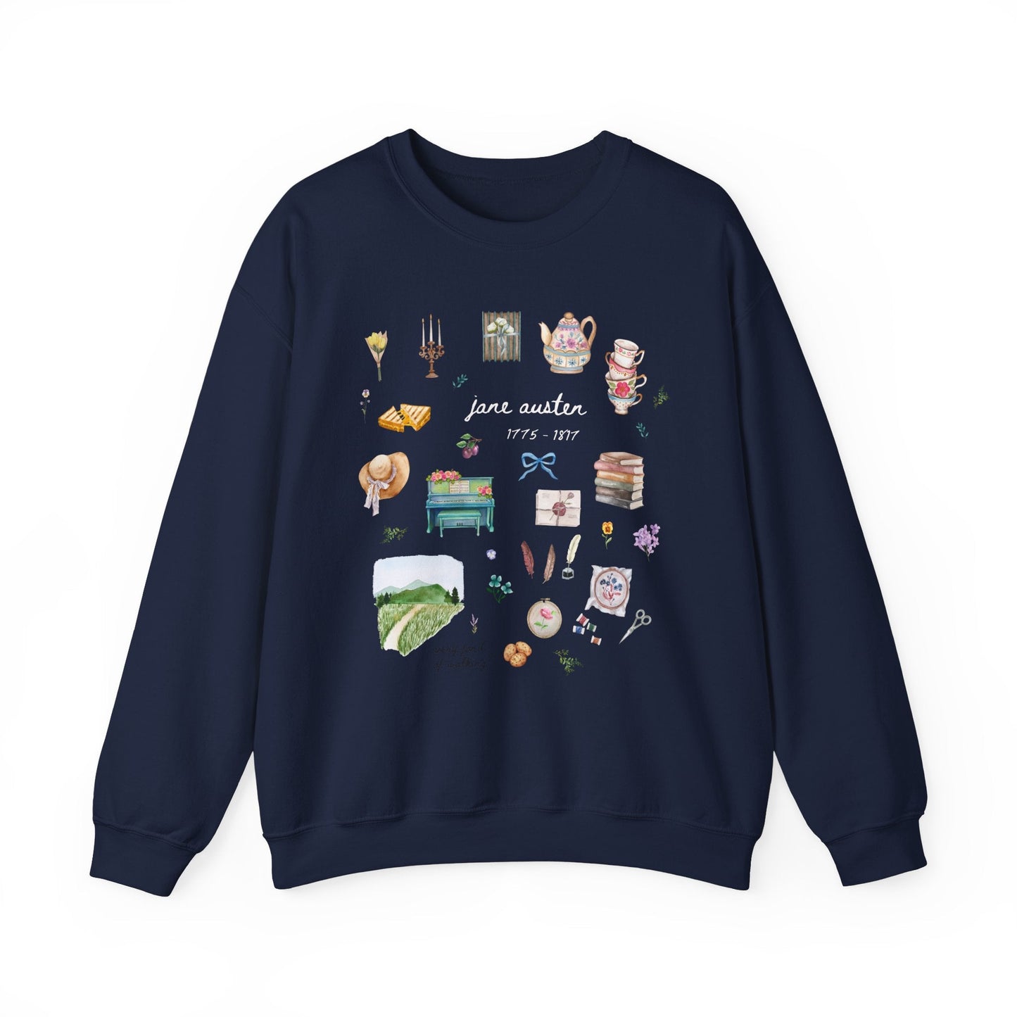 Romance Reader Sweatshirt for Jane Austen Fan